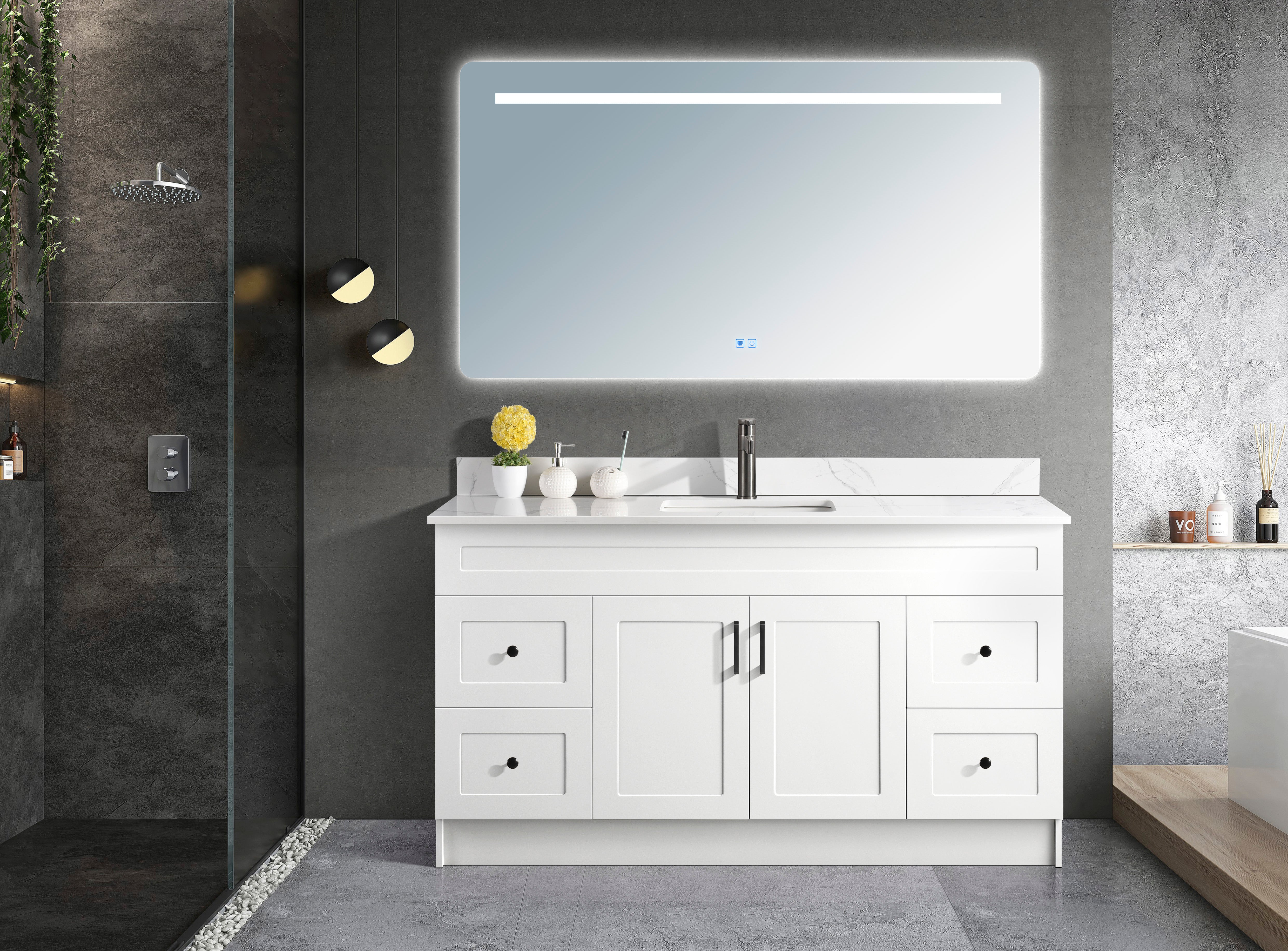 Classic Series 60” Single Sink Freestanding Bathroom Vanity
