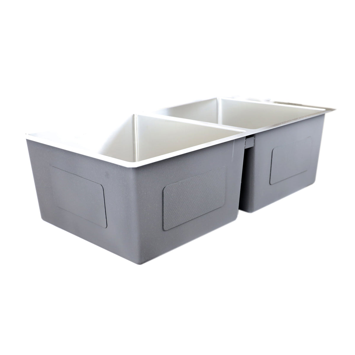 31 Inch Mission Double Bowl Undermount Kitchen Sink - manufacturer photo