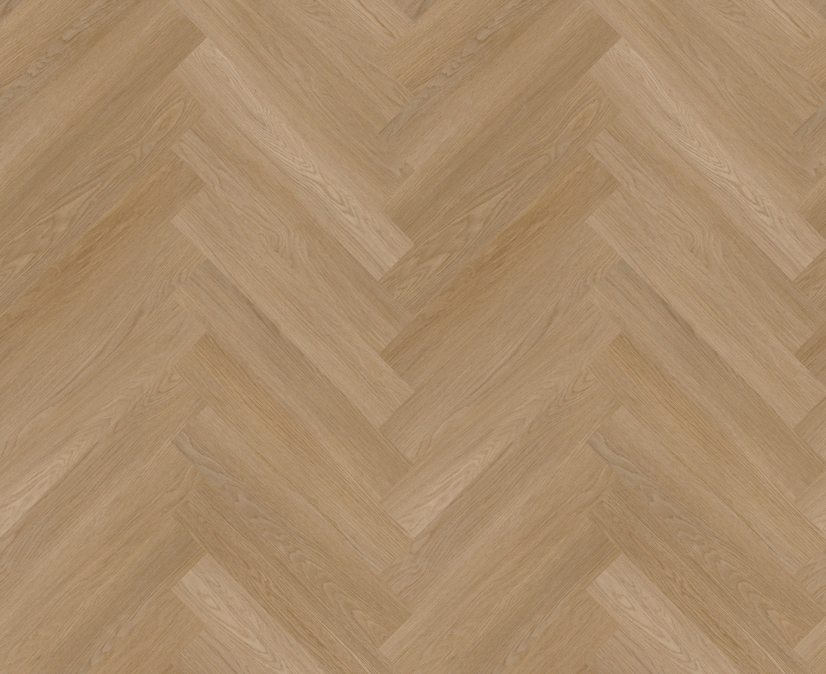 Woden H03 Honey Oak — Vinyl Herringbone Collection Vinyl Flooring — flooring colour and grain