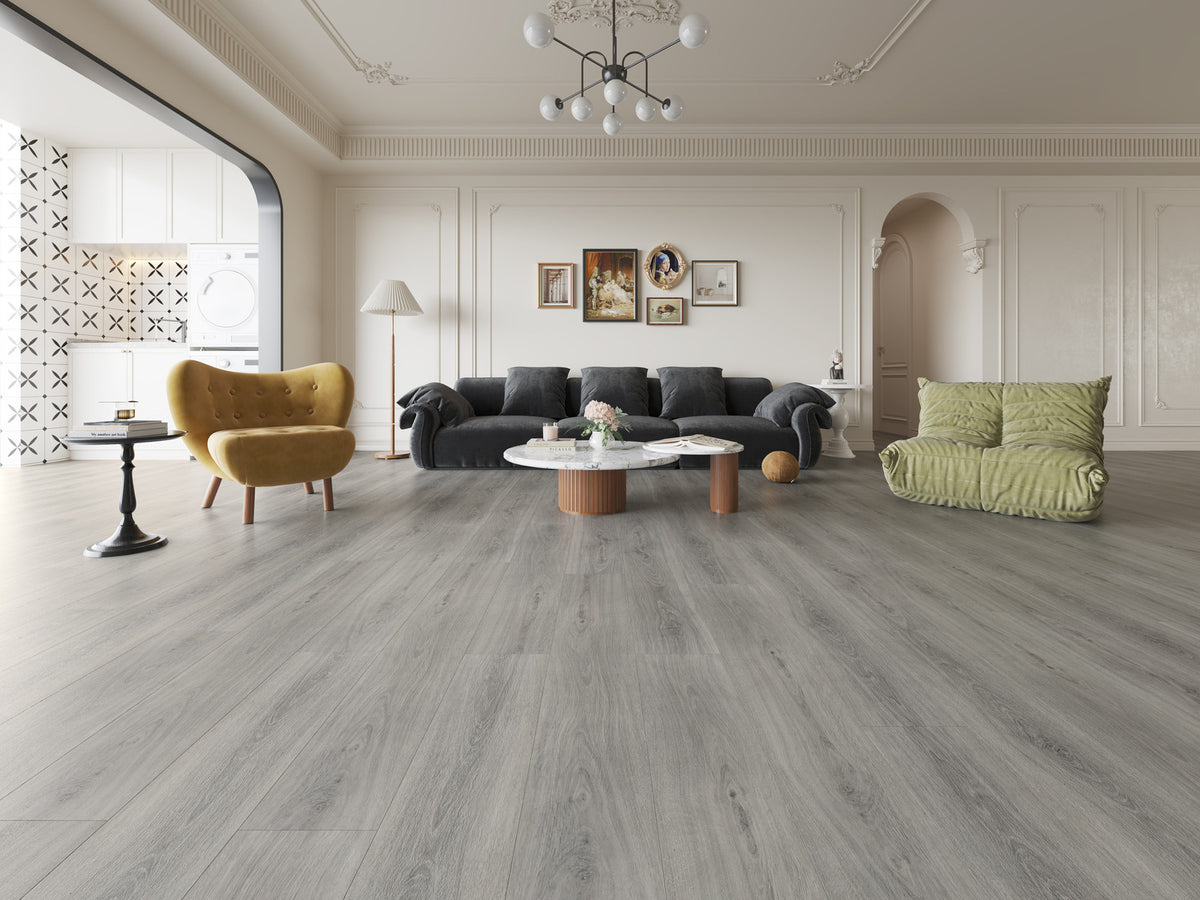Woden 1204 Glacier — 12 Collection Laminate Flooring — room scene