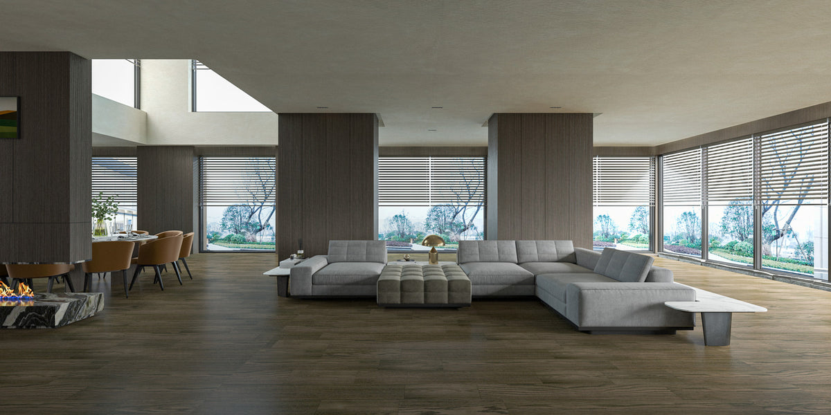 Woden Modern Grey — Vermont Collection Engineered Hardwood Flooring — room scene
