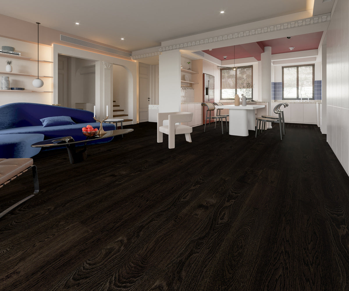 Woden Raven — Grand Chateau Collection Engineered Hardwood Flooring — room scene