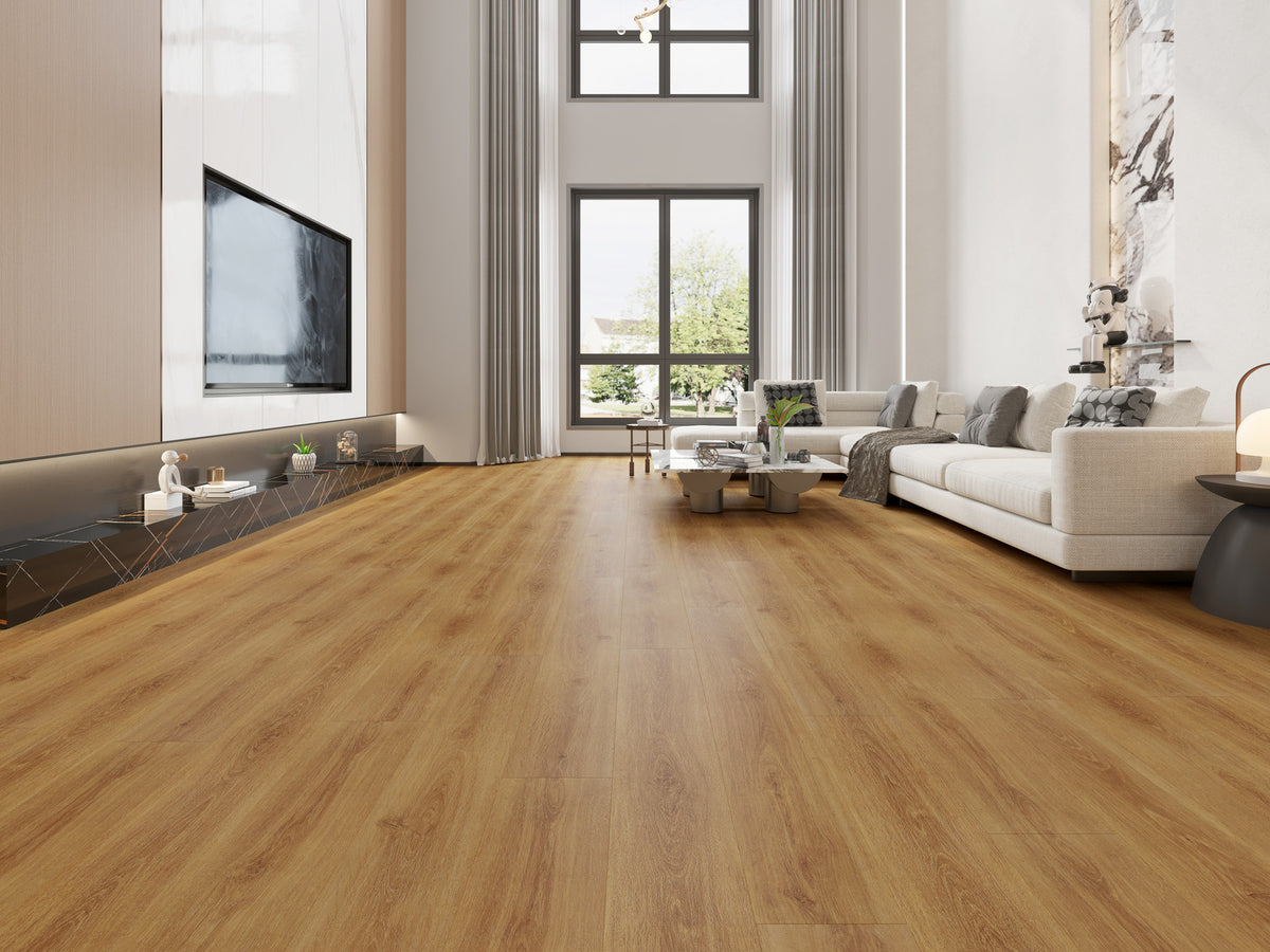 Woden 1205 Basin — 12 Collection Laminate Flooring — room scene