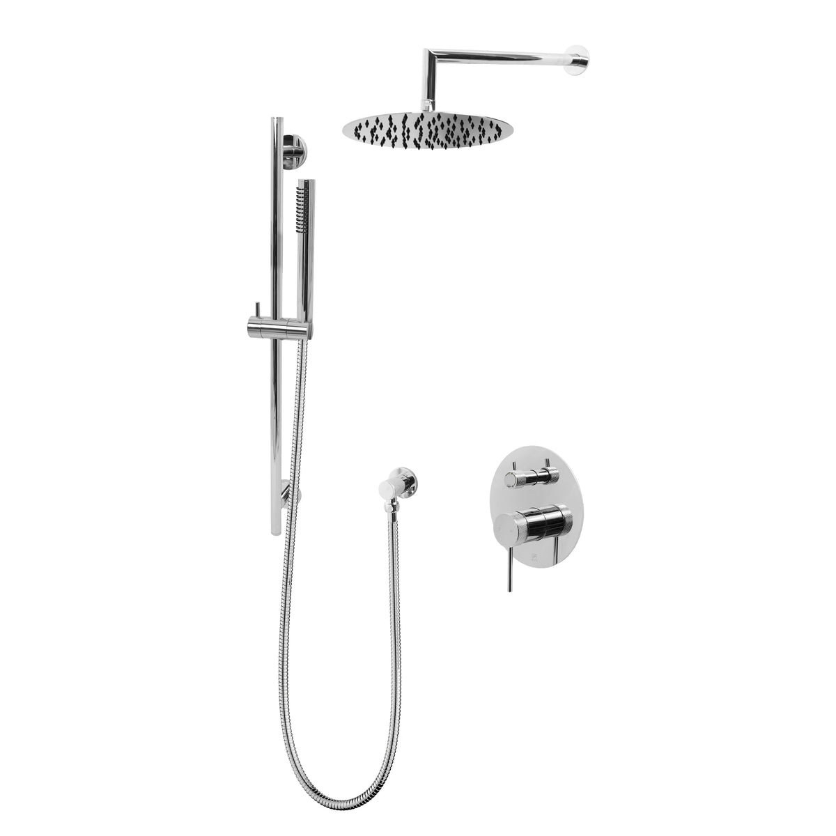 Kodaen 10-Inch NOHO Pressure-Balanced Shower System with Sliding Hand Shower