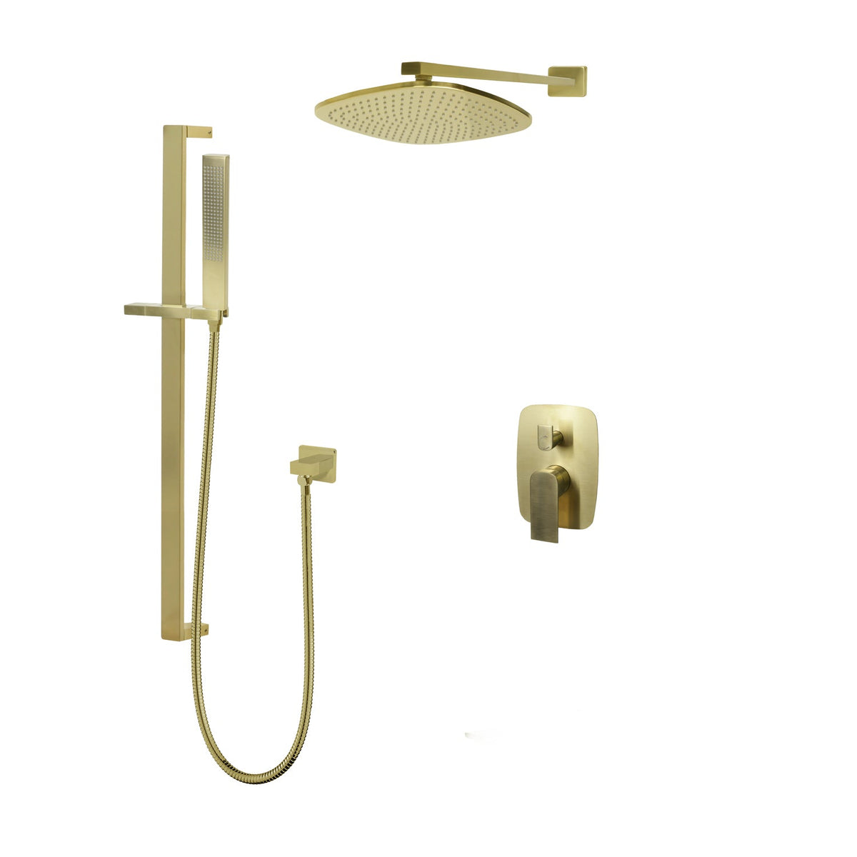 Kodaen 12-Inch TIMELYSS Pressure-Balanced Shower System with Sliding Hand Shower