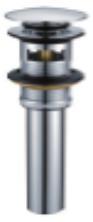 Kodaen Pop-up drain with overflow, stainless steel