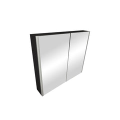 32 x 28 in LED mirror with medicine cabinet