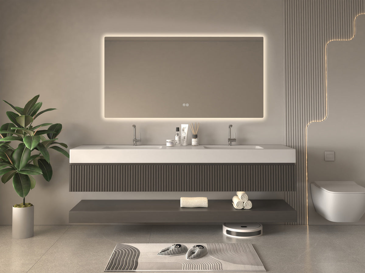 Kodaen 59 x 32 in Seamlyss LED Bathroom Mirror
