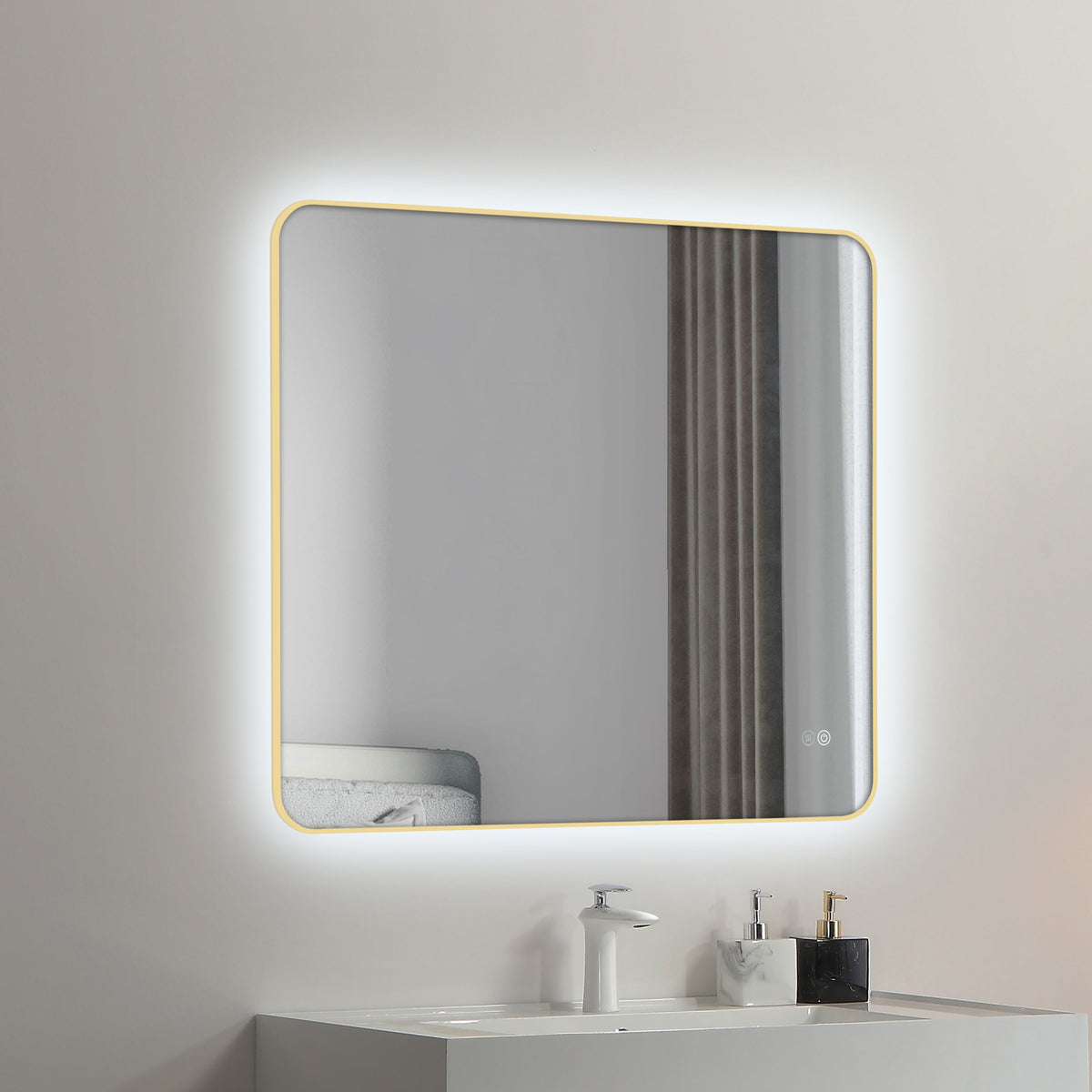 Kodaen New Infinity Framed Backlit LED Bathroom Mirror
