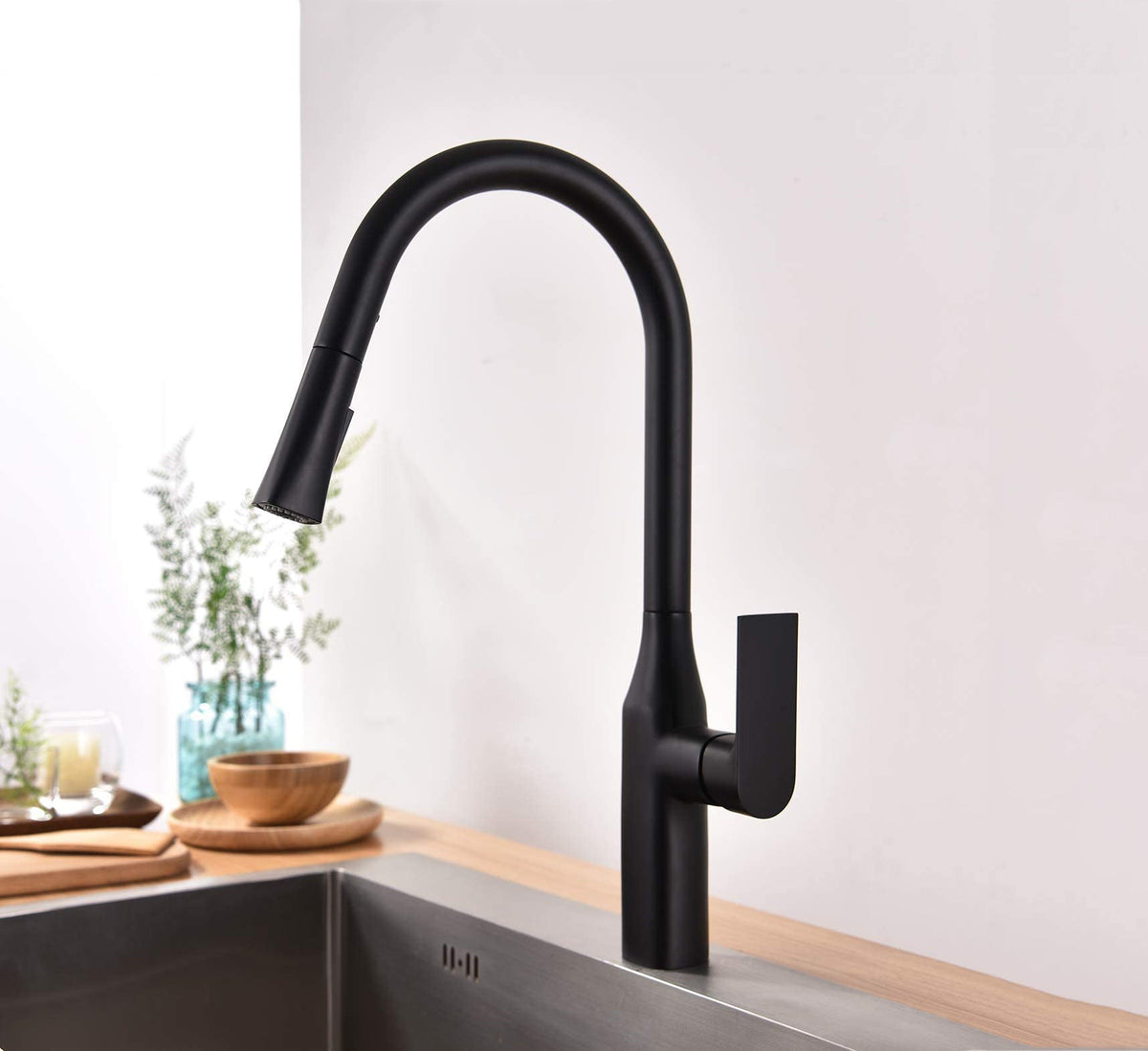 Kodaen TIMELYSS Pull-down Dual Spray Kitchen Faucet