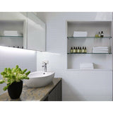 Hexagon 1" Pure White Matte Porcelain Tile