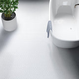 Hexagon 1" Pure White Matte Porcelain Tile