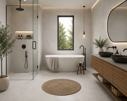 Bianco Grigio Matte Porcelain Tile