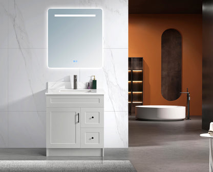 Classic Series 30” with Right Side Drawers Freestanding Bathroom Vanity