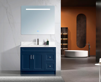 Classic Series 42” with Right Side Drawers Freestanding Bathroom Vanity