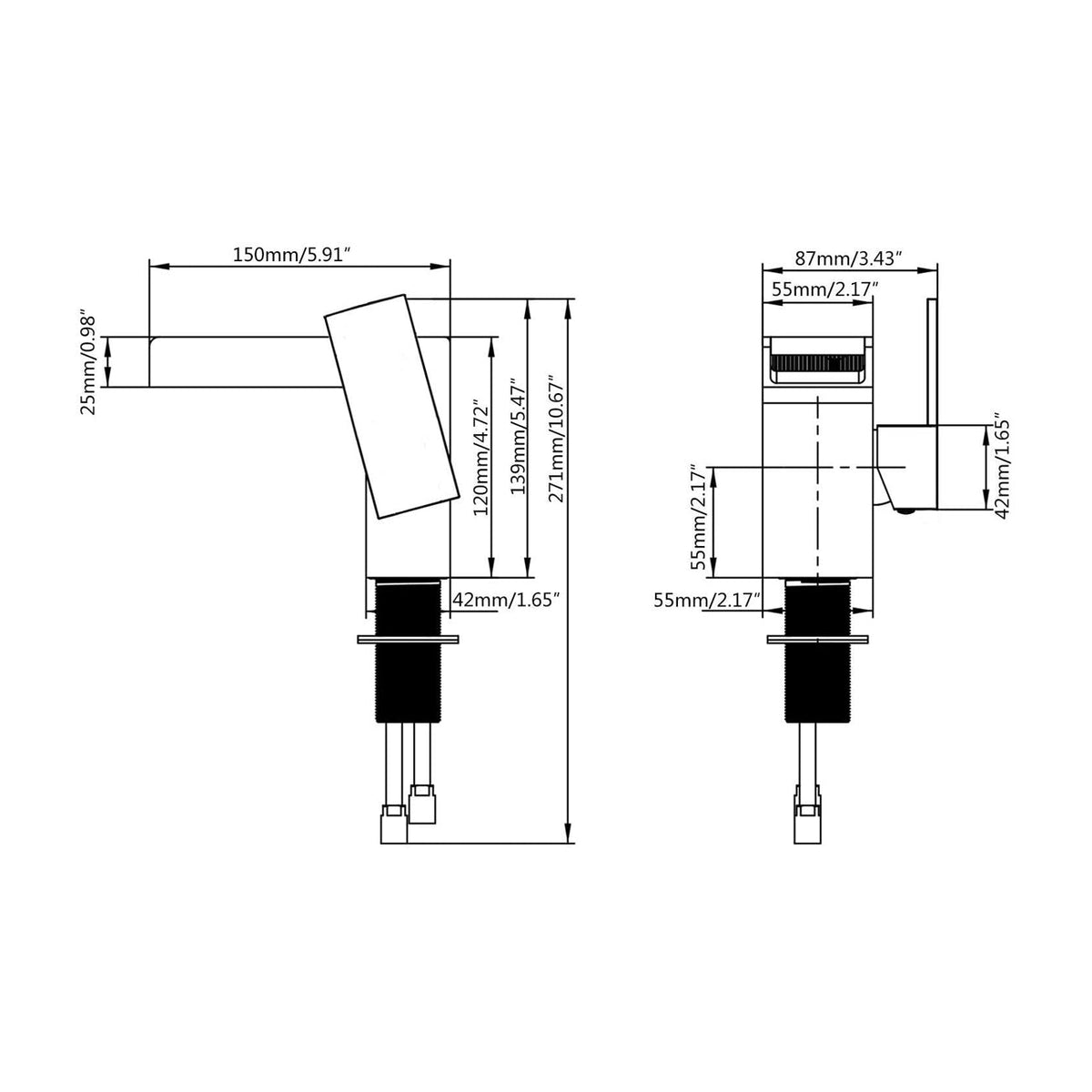 Niagra Single Hole Bathroom Faucet - manufacturer photo