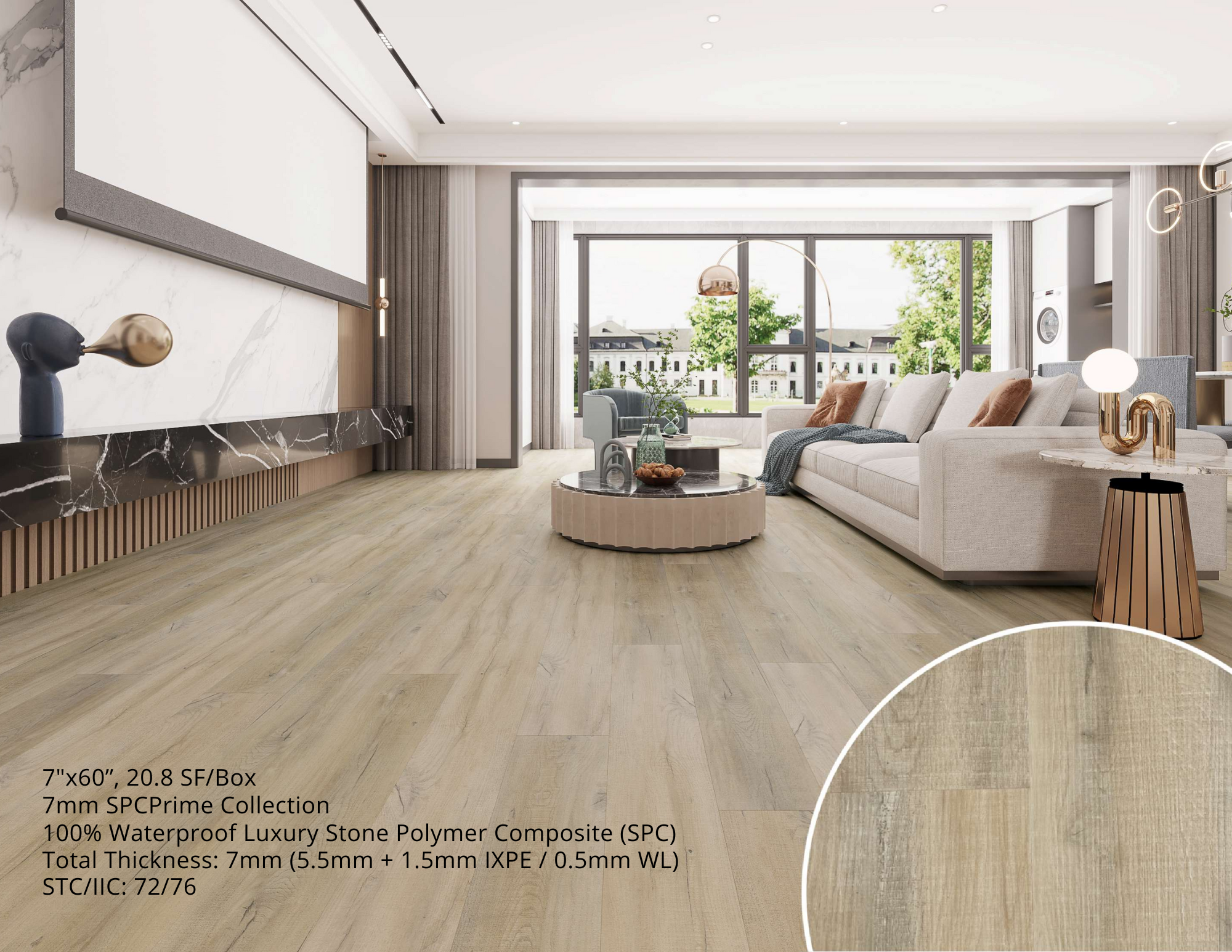 7mm SPC Vinyl Flooring Original
