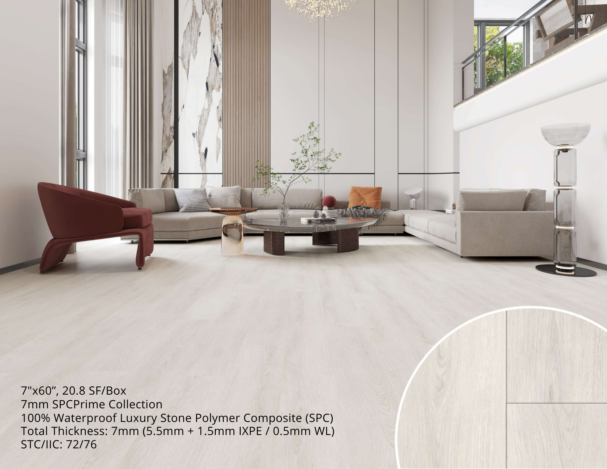 7mm SPC Vinyl Flooring Bayview