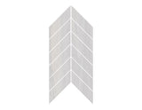 Urbanwood Chevron 8" x 14" Matte Porcelain Tile - Light Grey