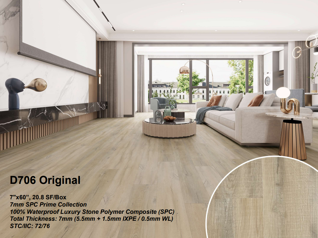 7mm SPC Vinyl Flooring Original