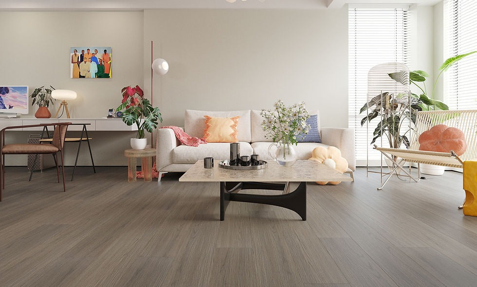 Plain 12mm Laminate Waterproof Flooring - 12 Collection
