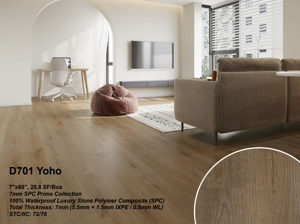7mm SPC Vinyl Flooring Yoho