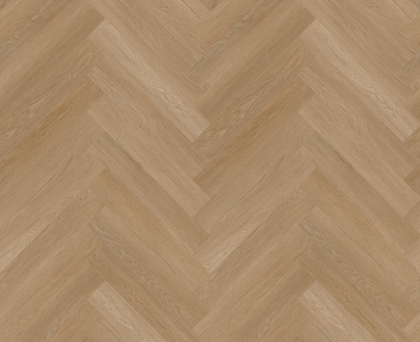 Woden H03 Honey Oak — Vinyl Herringbone Collection Vinyl Flooring — flooring colour and grain
