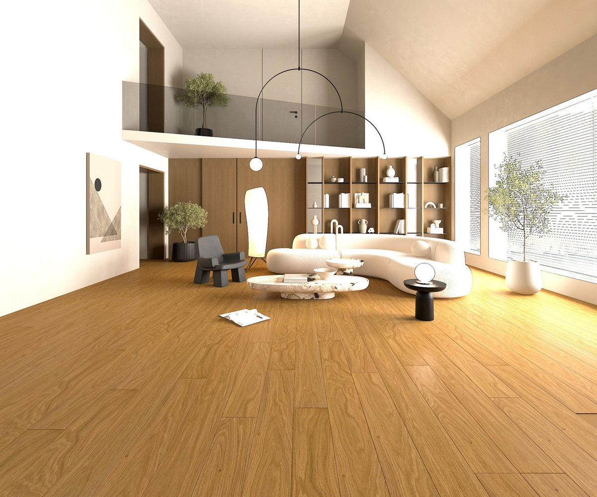 Woden Oatlight AB — Lumine Collection Engineered Hardwood Flooring — room scene