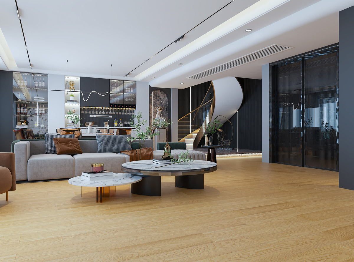 Woden Verona AB — 6 ½ Monte Rosa Collection Engineered Hardwood Flooring — room scene