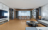 Woden Milan Herringbone — Monte Rosa Herringbone Collection Engineered Hardwood Flooring — room scene