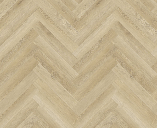 Woden H04 Light Champagne — Vinyl Herringbone Collection Vinyl Flooring — flooring colour and grain