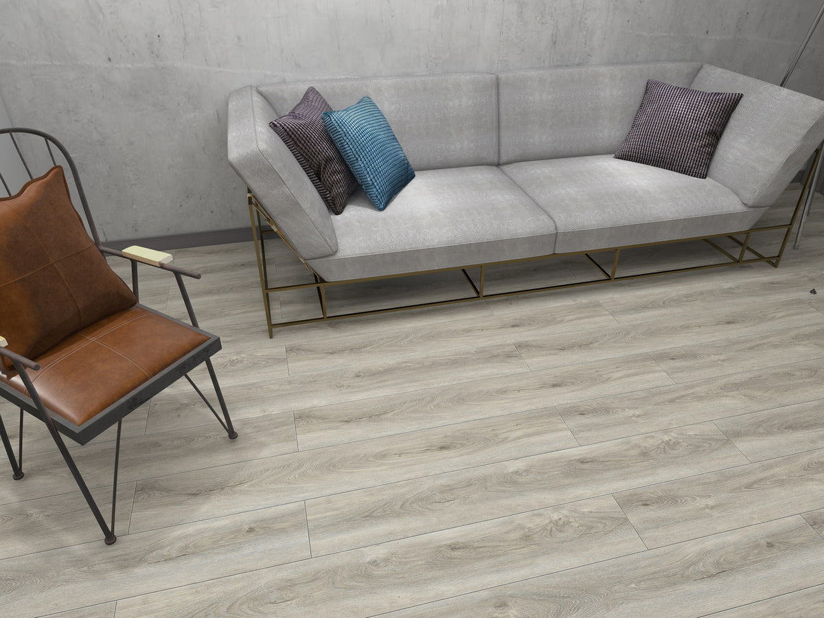 Woden 1105 Silver Mist — 11 Collection Vinyl Flooring — room scene