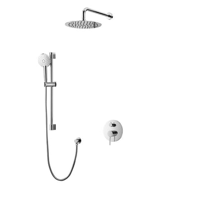 Kodaen 10-Inch Elegante Pressure-Balanced Shower System with Sliding Hand Shower