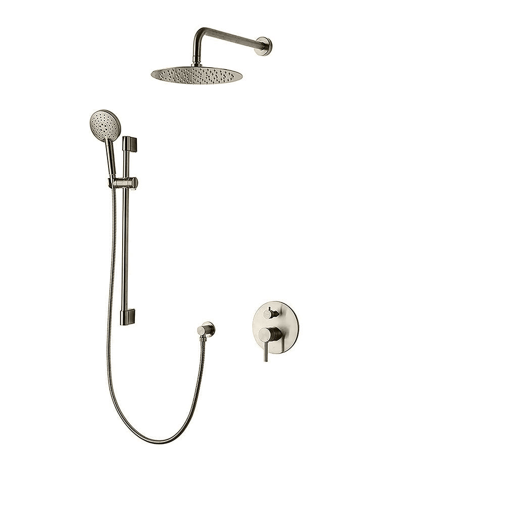 Kodaen 10-Inch Elegante Pressure-Balanced Shower System with Sliding Hand Shower