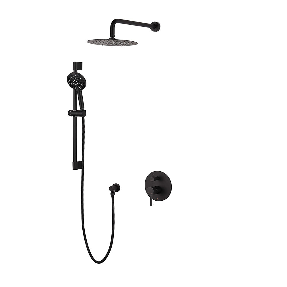 Kodaen 10-Inch Elegante Pressure-Balanced Shower System with Sliding Hand Shower