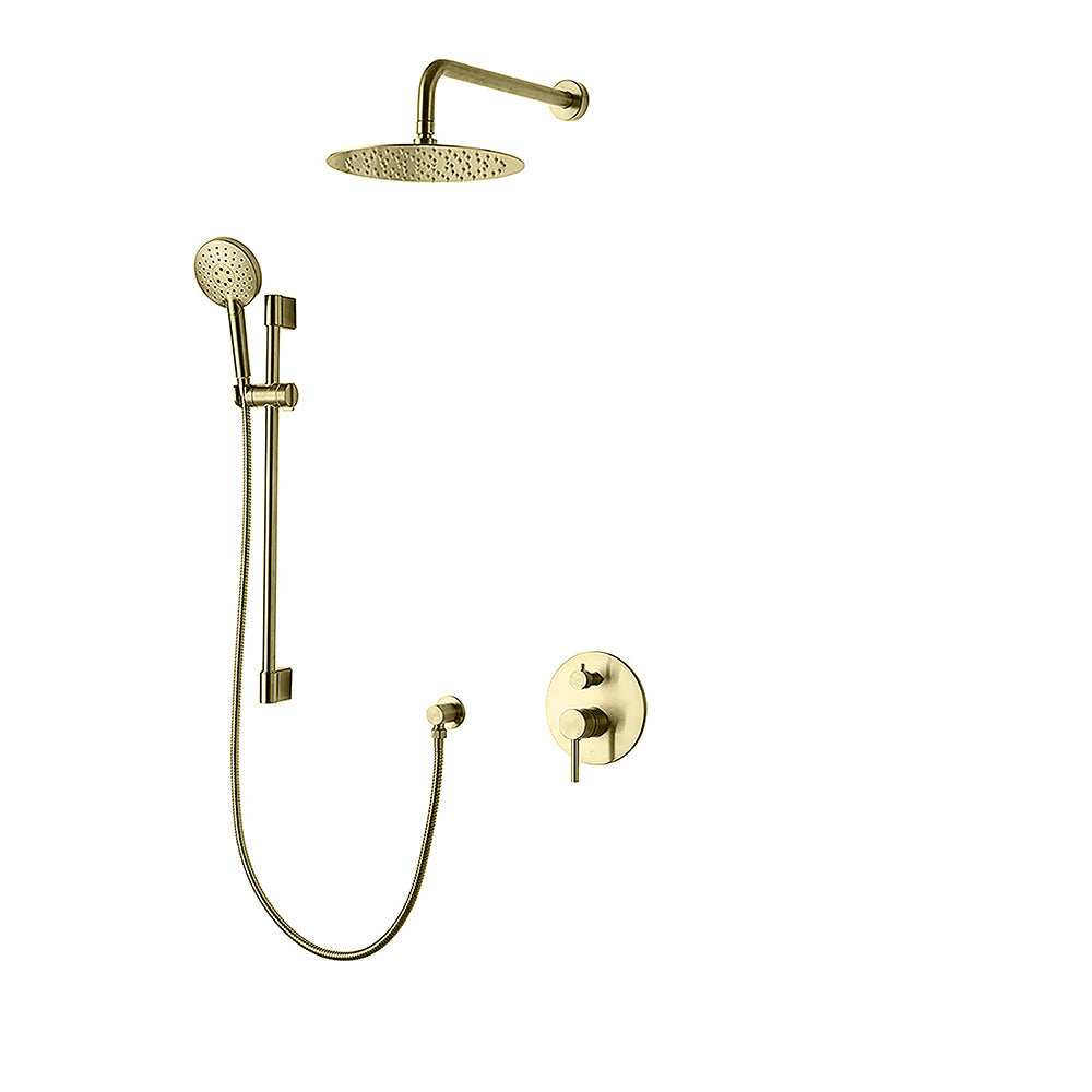 Kodaen 10-Inch Elegante Pressure-Balanced Shower System with Sliding Hand Shower