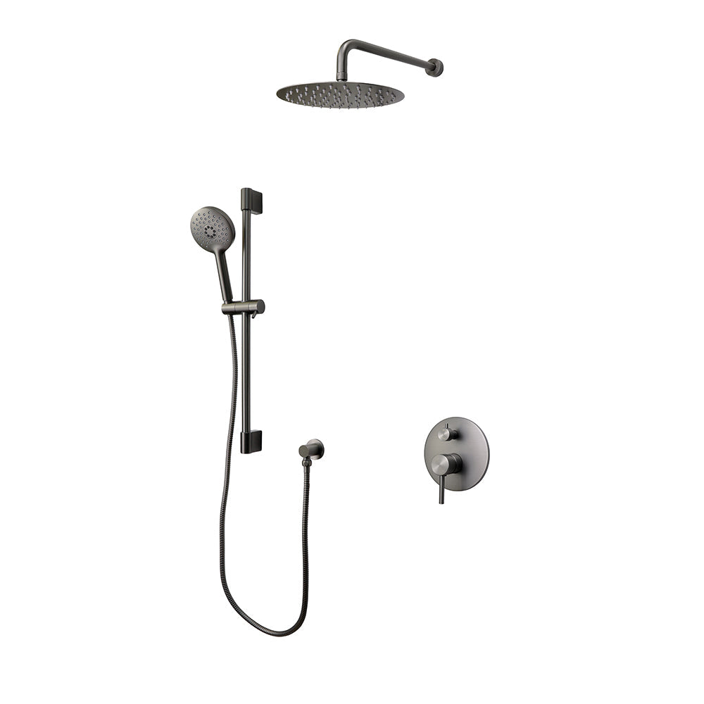 Kodaen 10-Inch Elegante Pressure-Balanced Shower System with Sliding Hand Shower