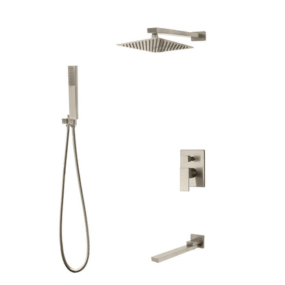 Kodaen 10-Inch Madison Pressure-Balanced Shower System with Hand Shower & Tub Spout