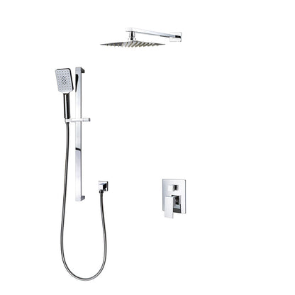Kodaen 10-Inch Madison Pressure-Balanced Shower System with Sliding Hand Shower
