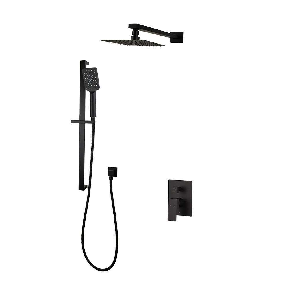 Kodaen 10-Inch Madison Pressure-Balanced Shower System with Sliding Hand Shower