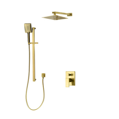 Kodaen 10-Inch Madison Pressure-Balanced Shower System with Sliding Hand Shower