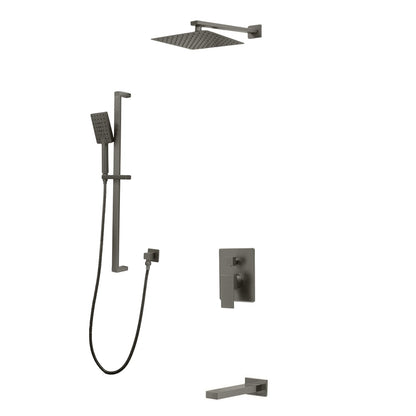 Kodaen 10-Inch Madison Pressure-Balanced Shower System with Sliding Hand Shower & Tub Spout