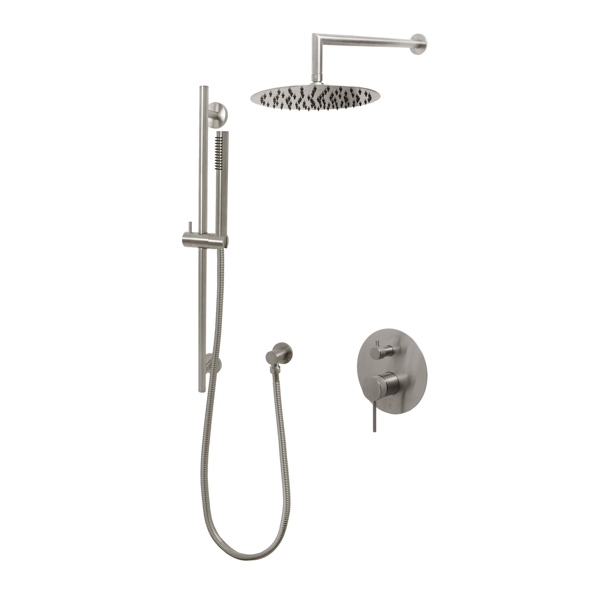 Kodaen 10-Inch NOHO Pressure-Balanced Shower System with Sliding Hand Shower