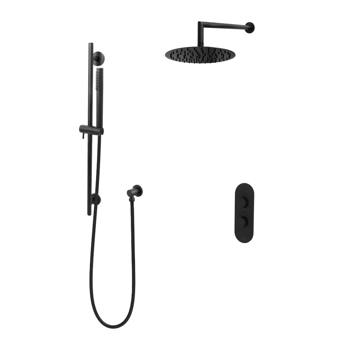 Kodaen 10-Inch NOHO Thermostatic Shower System with Sliding Hand Shower