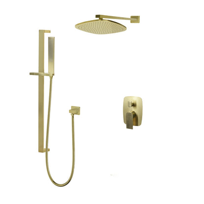 Kodaen 12-Inch TIMELYSS Pressure-Balanced Shower System with Sliding Hand Shower