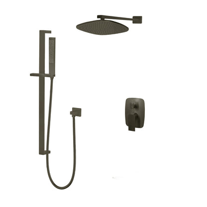Kodaen 12-Inch TIMELYSS Pressure-Balanced Shower System with Sliding Hand Shower