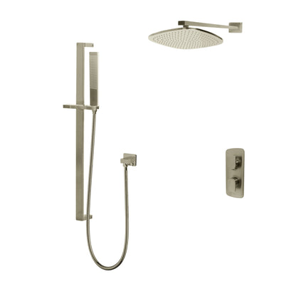 Kodaen 12-Inch TIMELYSS Thermostatic Shower System with Sliding Hand Shower