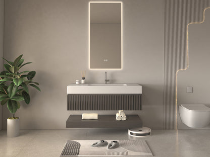 Kodaen 20 x 48 in Seamlyss LED Bathroom Mirror