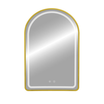 Kodaen 24 x 36 in Arch Framed Front-Lit LED Bathroom Mirror