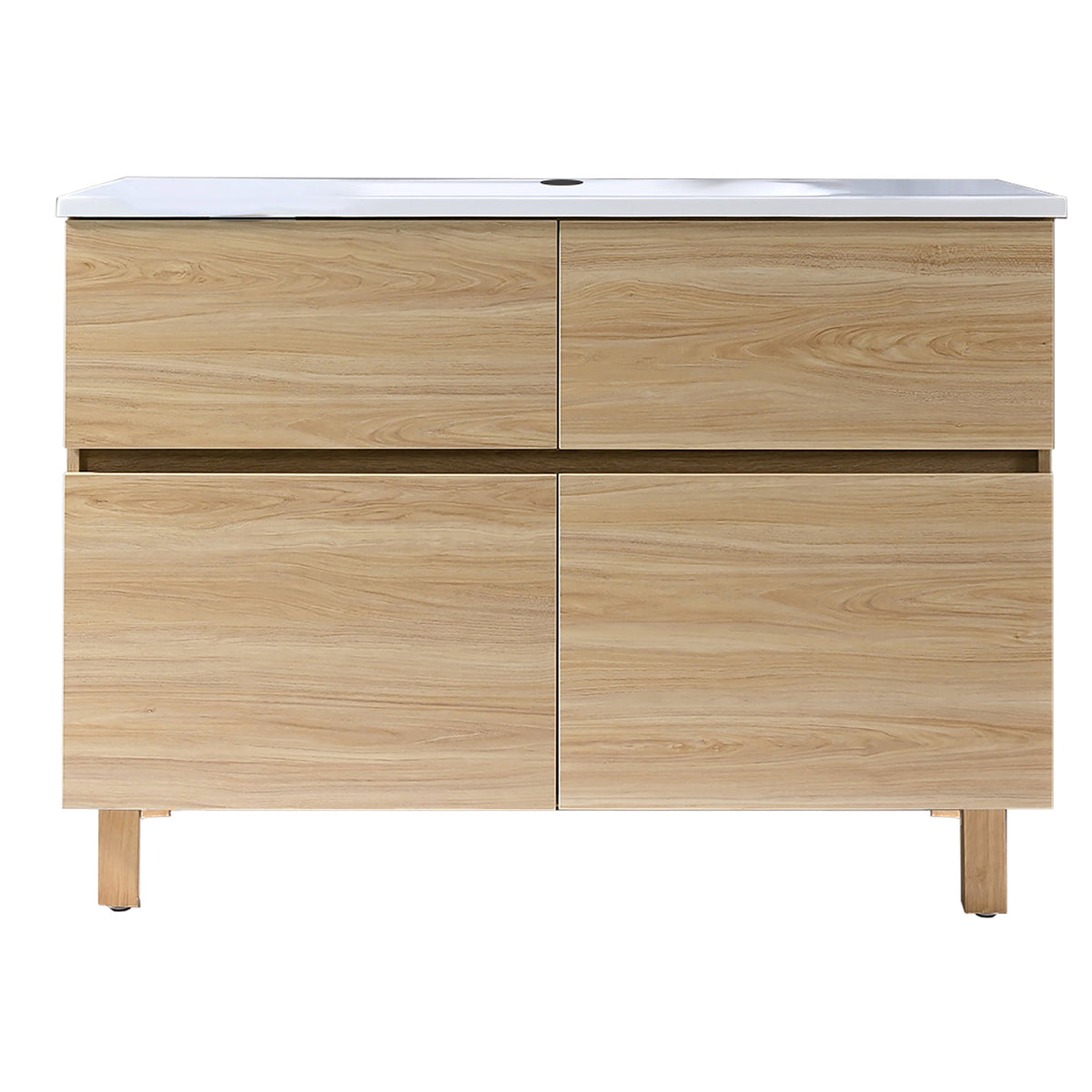 Kodaen 47-Inch Freestanding Bathroom Vanity with Sink — Wood